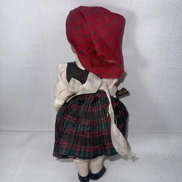 Vintage Rosetta Girl Doll Amsterdam, Holland 10-11" Blonde hair, blue eyes blink - Picture 4 of 9